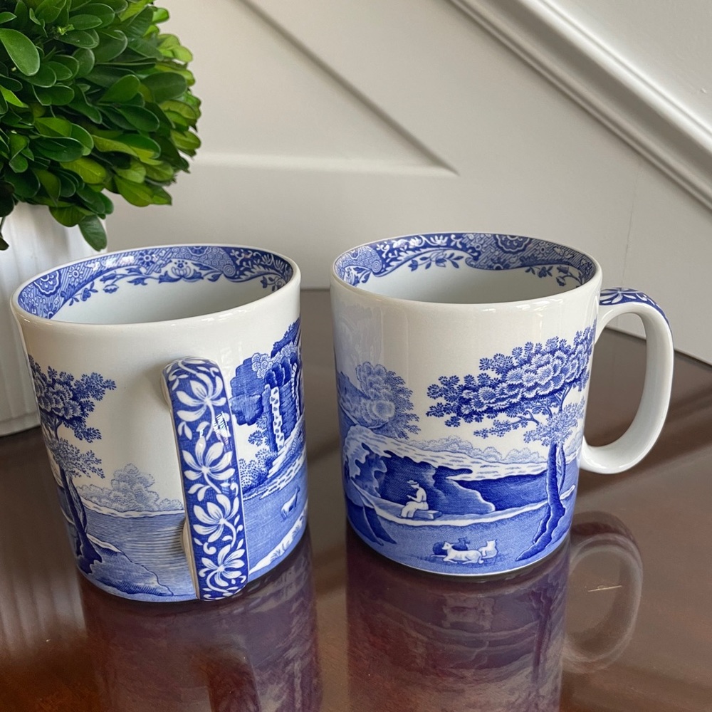 Spode Mug Pair